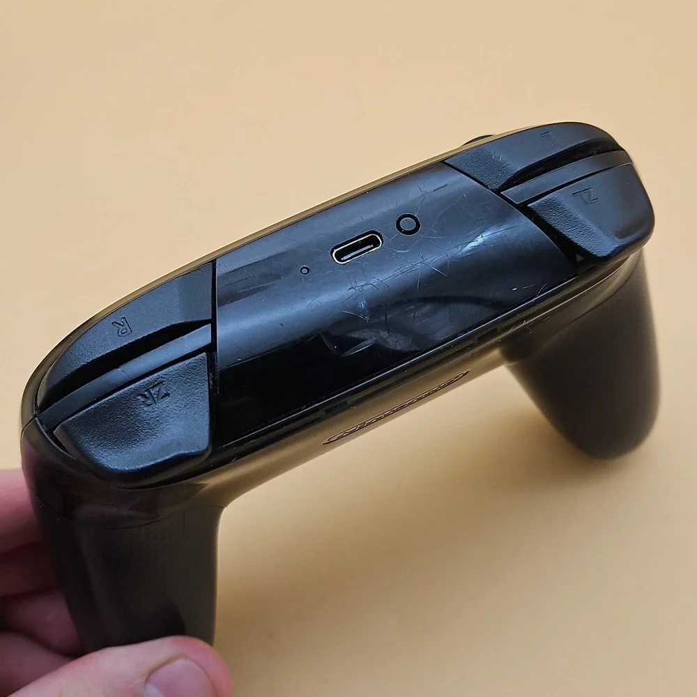 2 Nintendo Switch Pro Controllers Wireless OEM Black Gamepad Controller Lot